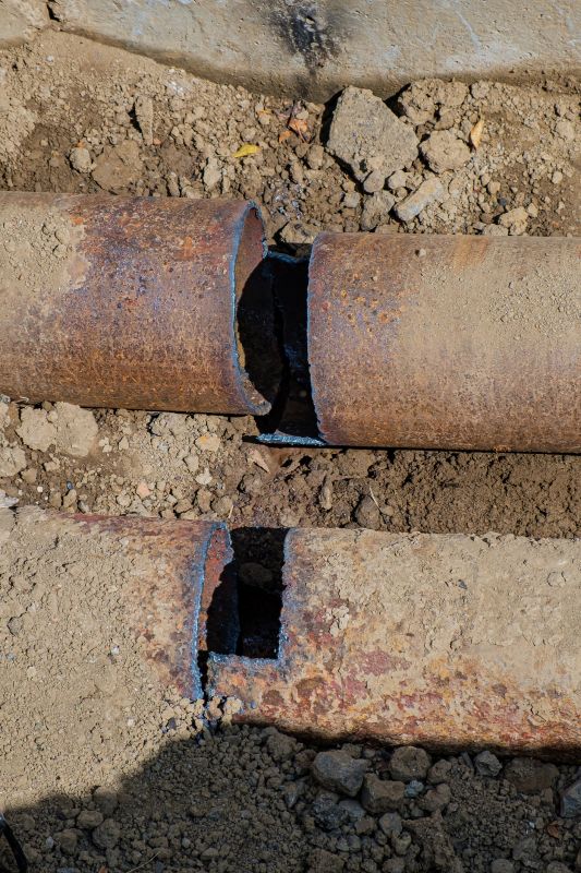Broken Pipe Repair detail